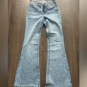 Garage Low-Rise Flare Jeans